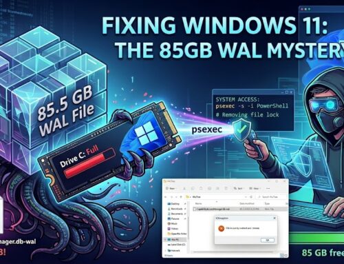 გადავსებული C დისკი: CapabilityAccessManager.db-wal